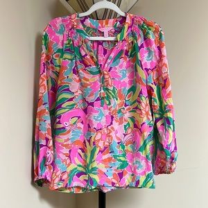 Lily Pulitzer Elsa Top. Size S. Great Used Condition.